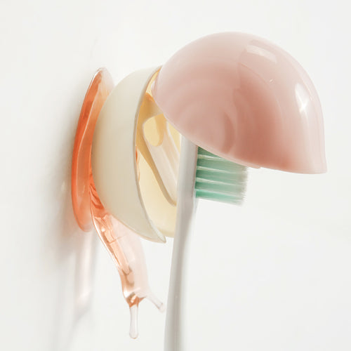 Porte-Brosse à Dents Escargot – Mural, Anti-Poussière, Adorable