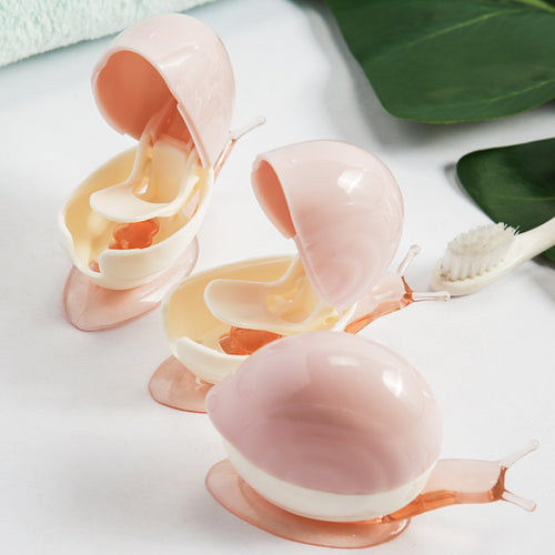 Porte-Brosse à Dents Escargot – Mural, Anti-Poussière, Adorable