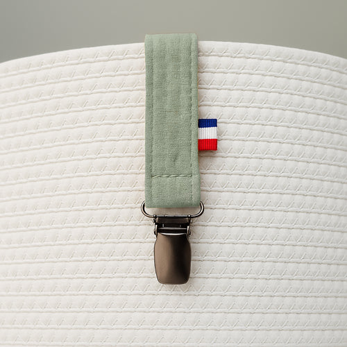 Attache-Sucette en Coton Bio – Anti-Perte, Ultra Douce