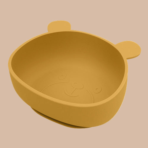 Bol en Silicone pour Bébé – Antidérapant, Forme Panda, Apprentissag