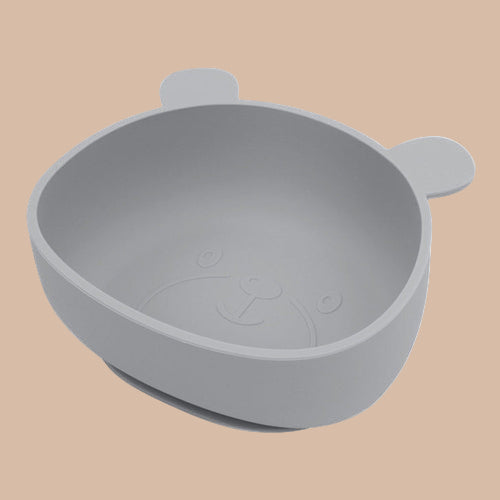 Bol en Silicone pour Bébé – Antidérapant, Forme Panda, Apprentissag