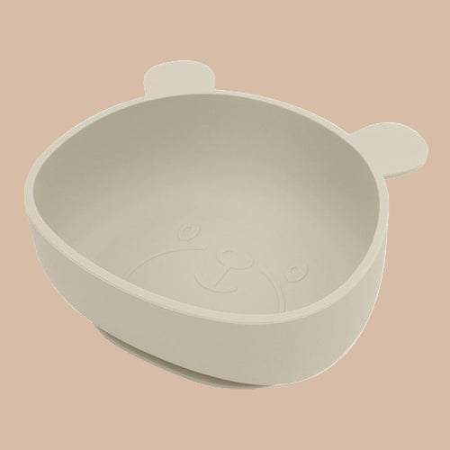 Bol en Silicone pour Bébé – Antidérapant, Forme Panda, Apprentissag