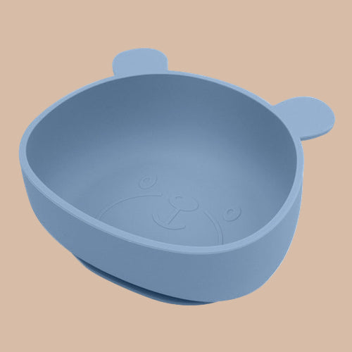 Bol en Silicone pour Bébé – Antidérapant, Forme Panda, Apprentissag